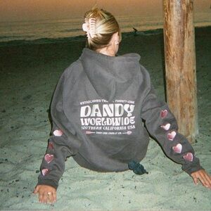 Dandy Worldwide heart sleeve hoodie